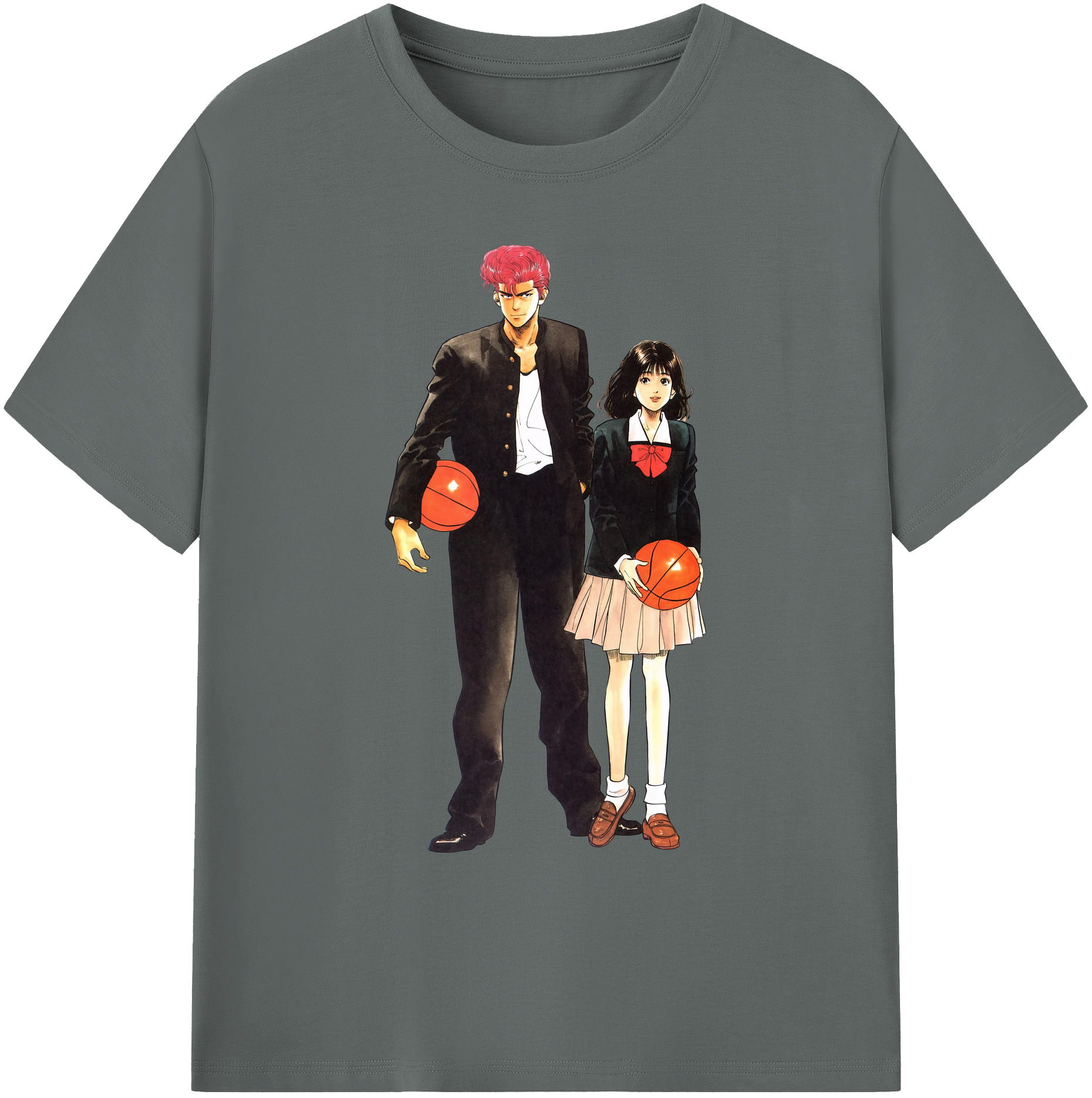 （画像用） SLAM DUNK／スラムダンク 綿100％ メンズ半袖Tシャツ｜肌触りやわらか＆通気性